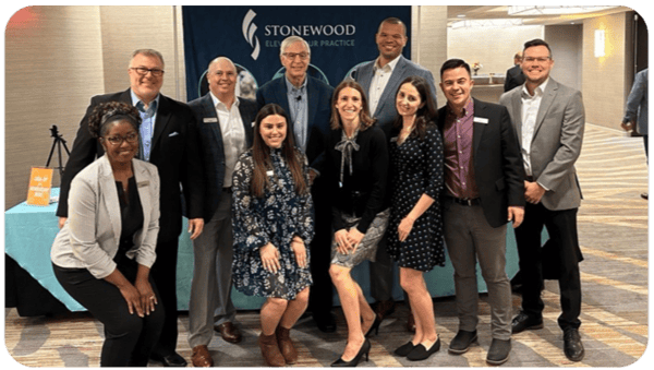 A picture of the Stonewood team at the Innovate conference.